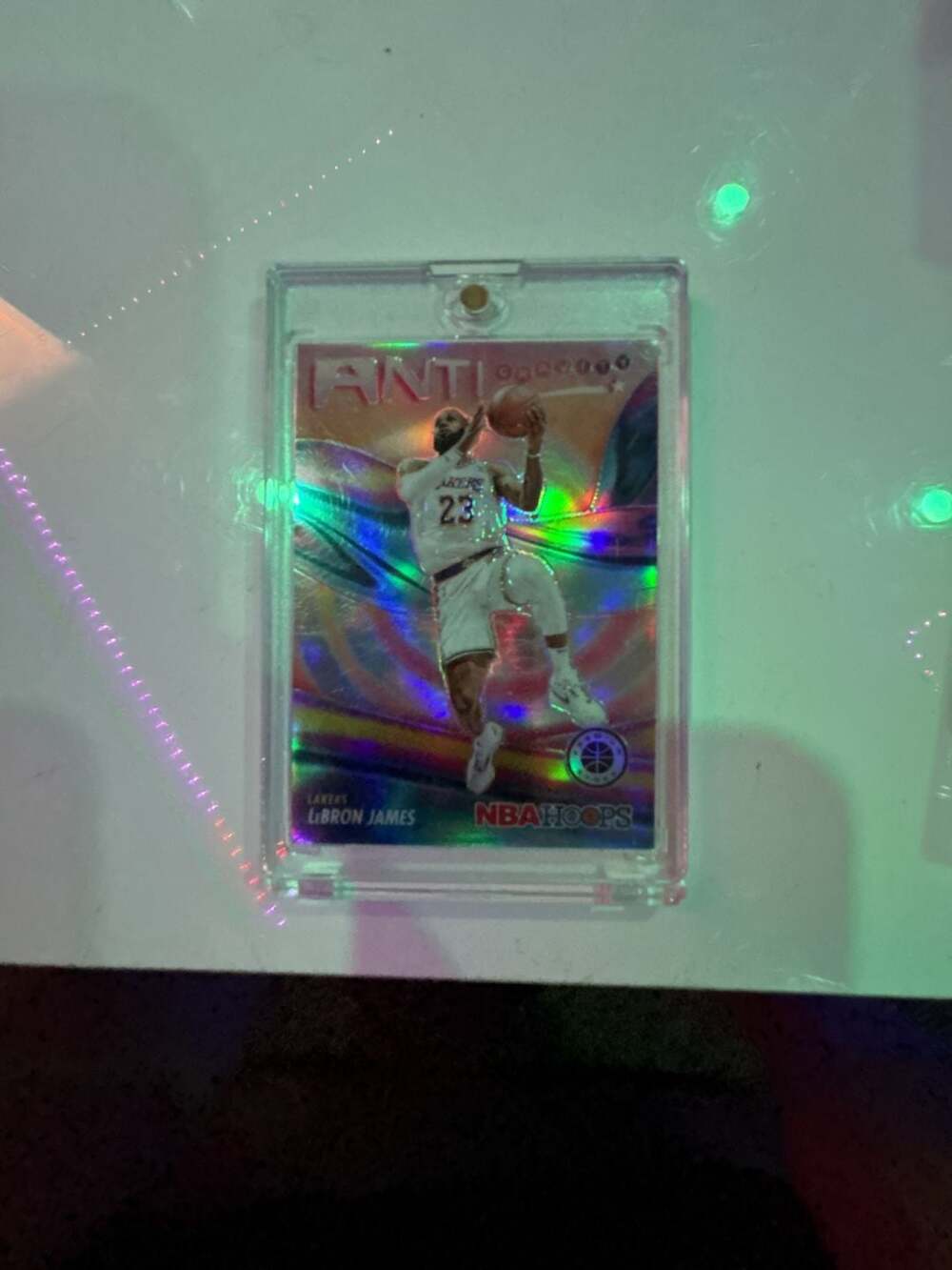 2023-24 Panini Hoops Premium Stock LeBron James Anti-Gravity Silver Prizm #2
